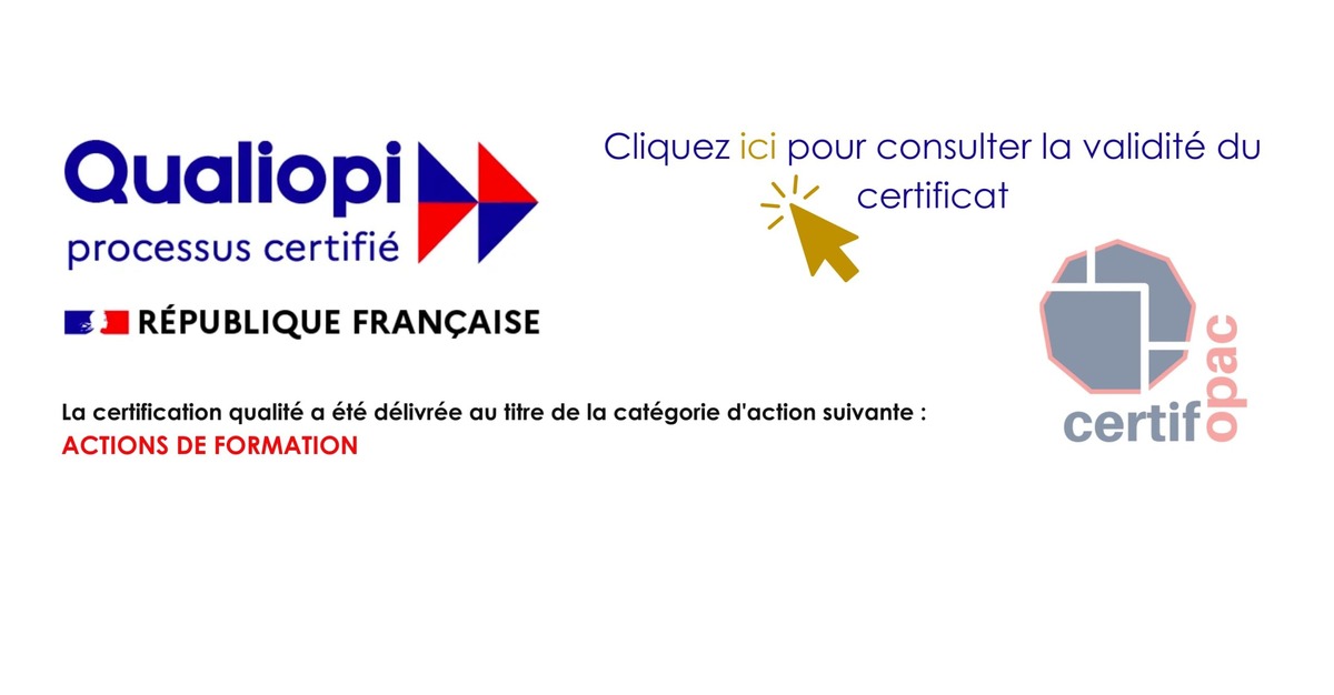 Qualiopi, marque de certification qualité des prestataires d'actions de formation